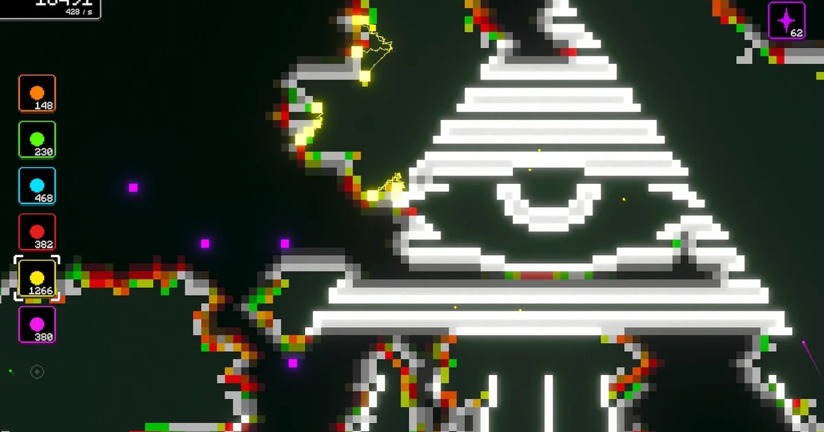 採掘インクリメンタル『10 Million Pixels』発表。1000万ピクセルを崩し、たった1つの「ゴールデンピクセル」を探す