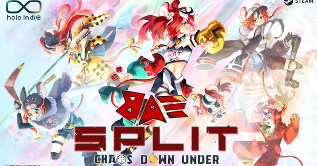 ホロライブ・ハコス・ベールズ主役のRPG『BaeSplit: Chaos Down Under』Steamページ公開