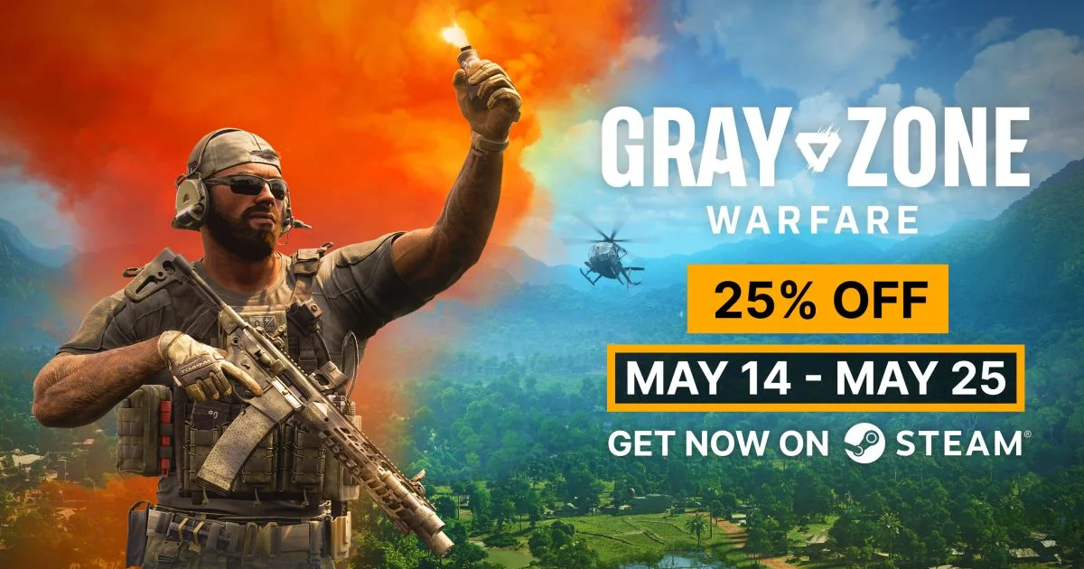 『グレーゾーン・ウォーフェア』Steamセールで25%オフ、視認度システムを追加するパッチ0.4.2.0も配信