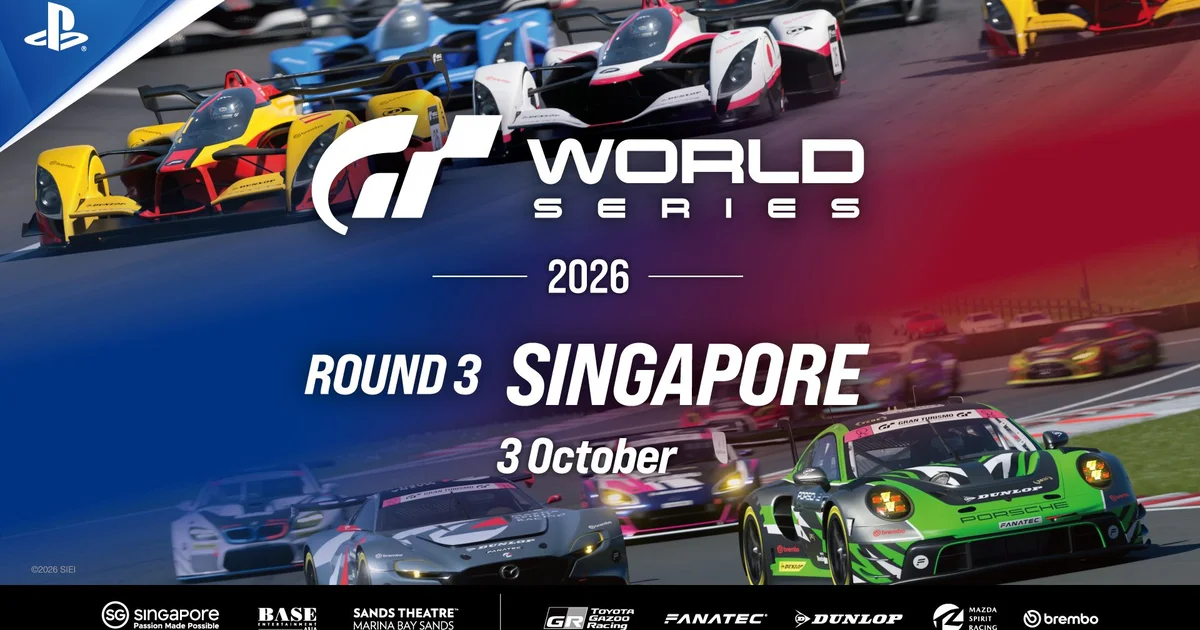 『グランツーリスモ ワールドシリーズ』2026年Round 3、シンガポールで10月3日開催。東南アジア初開催に