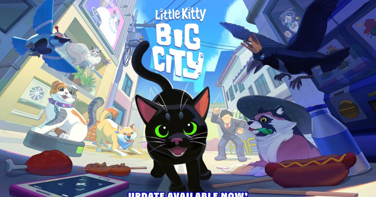 『Little Kitty, Big City』2周年記念の無料アップデート配信開始、キティの自宅を全面開放