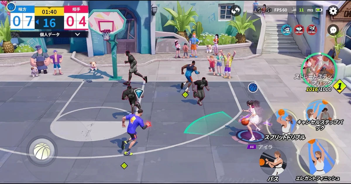 『NBAダンクシティ』先行プレイレポート。3分で決着するストリートバスケの魅力