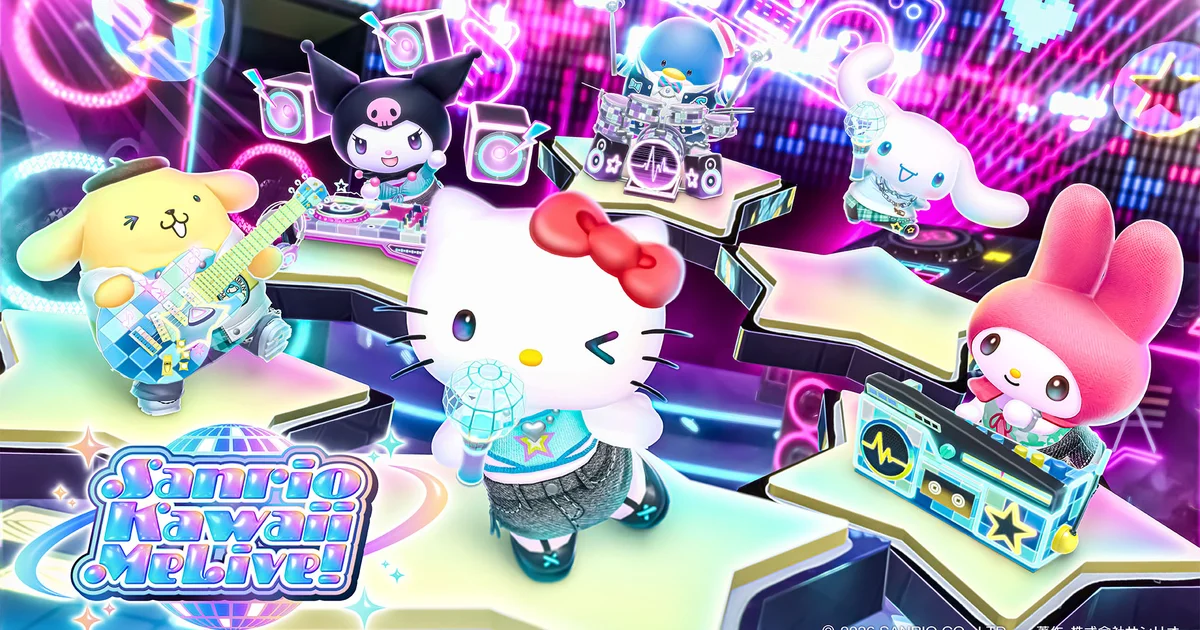 サンリオ初のスマホゲーム『サンリオカワイイミライブ！』2027年配信決定。クローズドベータテストの参加者募集も開始