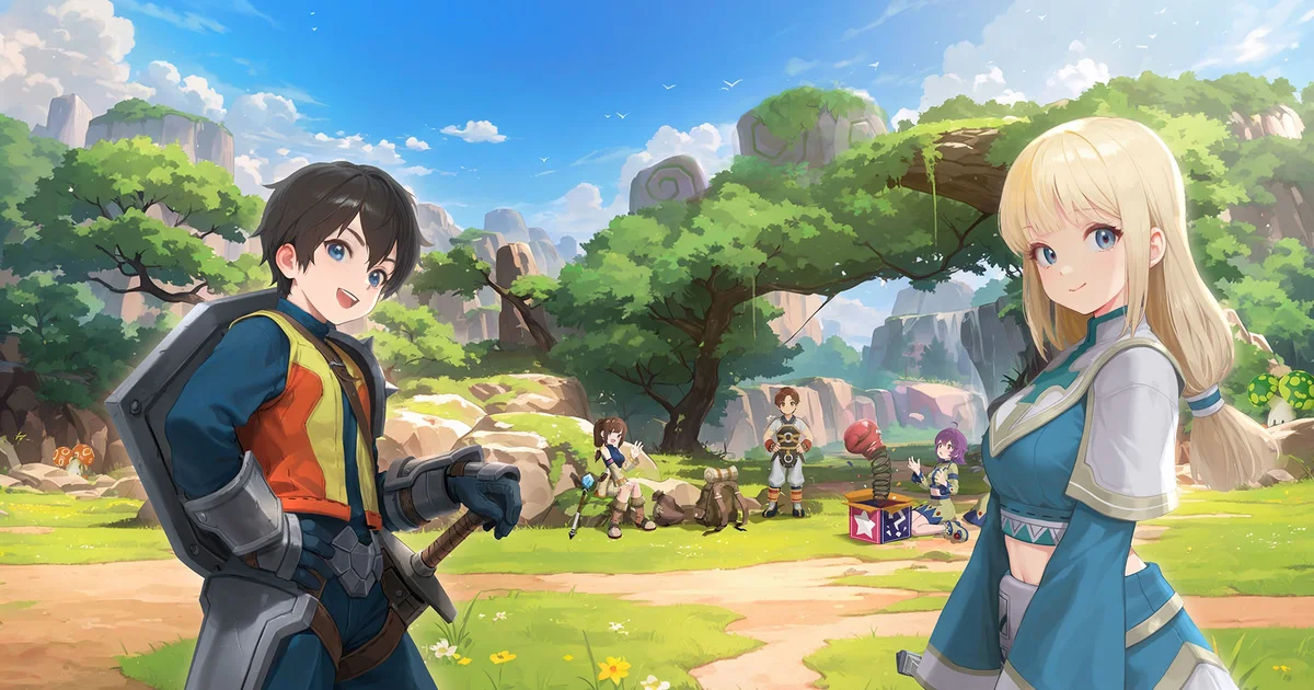 新作MMORPG『Seal M2（仮）』のコンセプトアート3点が公開。冒険の拠点となる「シィルツ村」の風景も