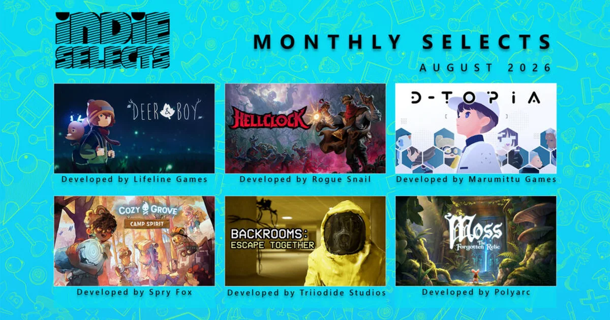Xbox、2026年8月の「Indie Selects」6作品を発表。夏を彩るインディー特集